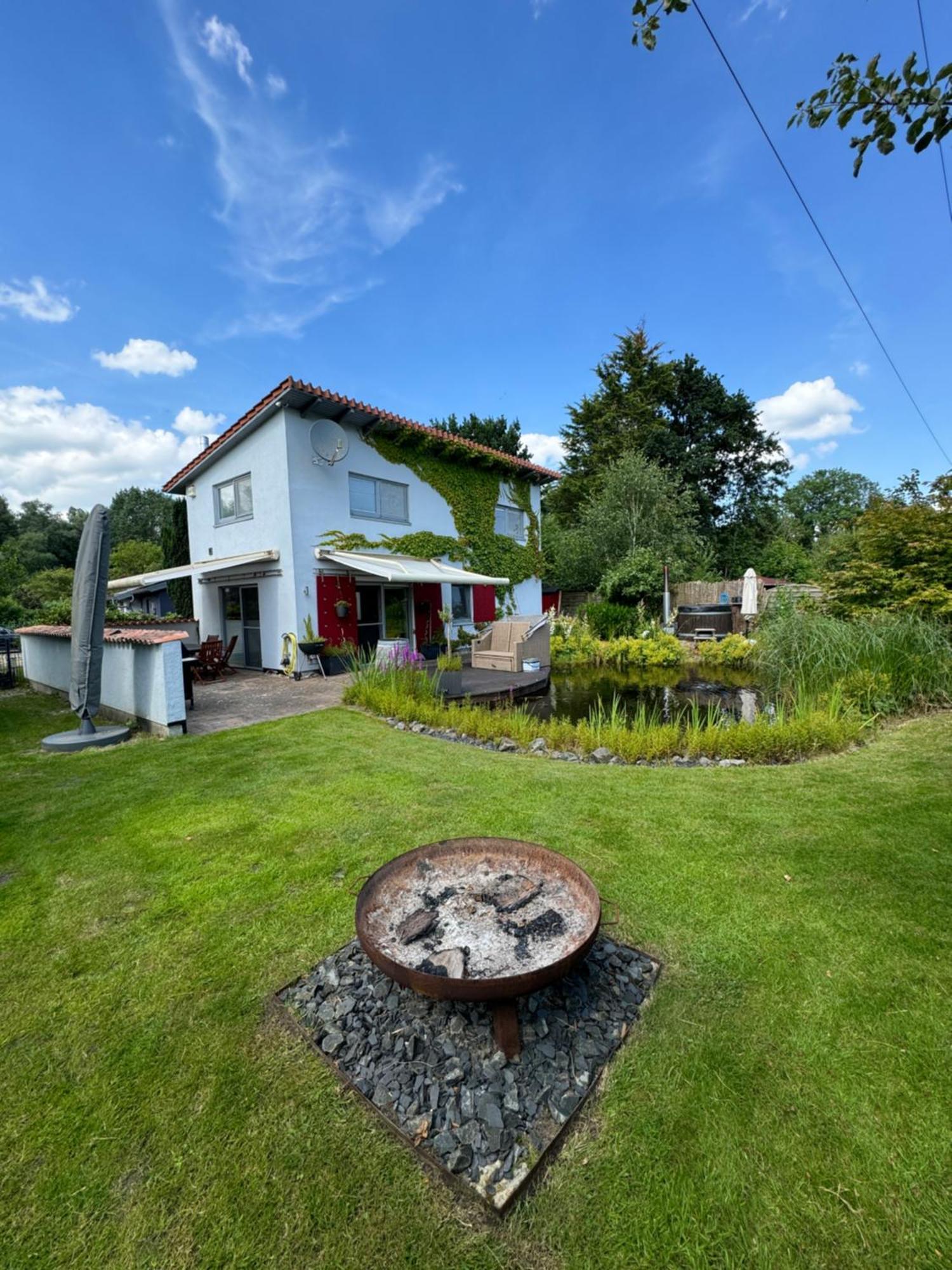 Luxurioeses Ferienhaus Am Ems Jade Kanal Sande Exterior foto
